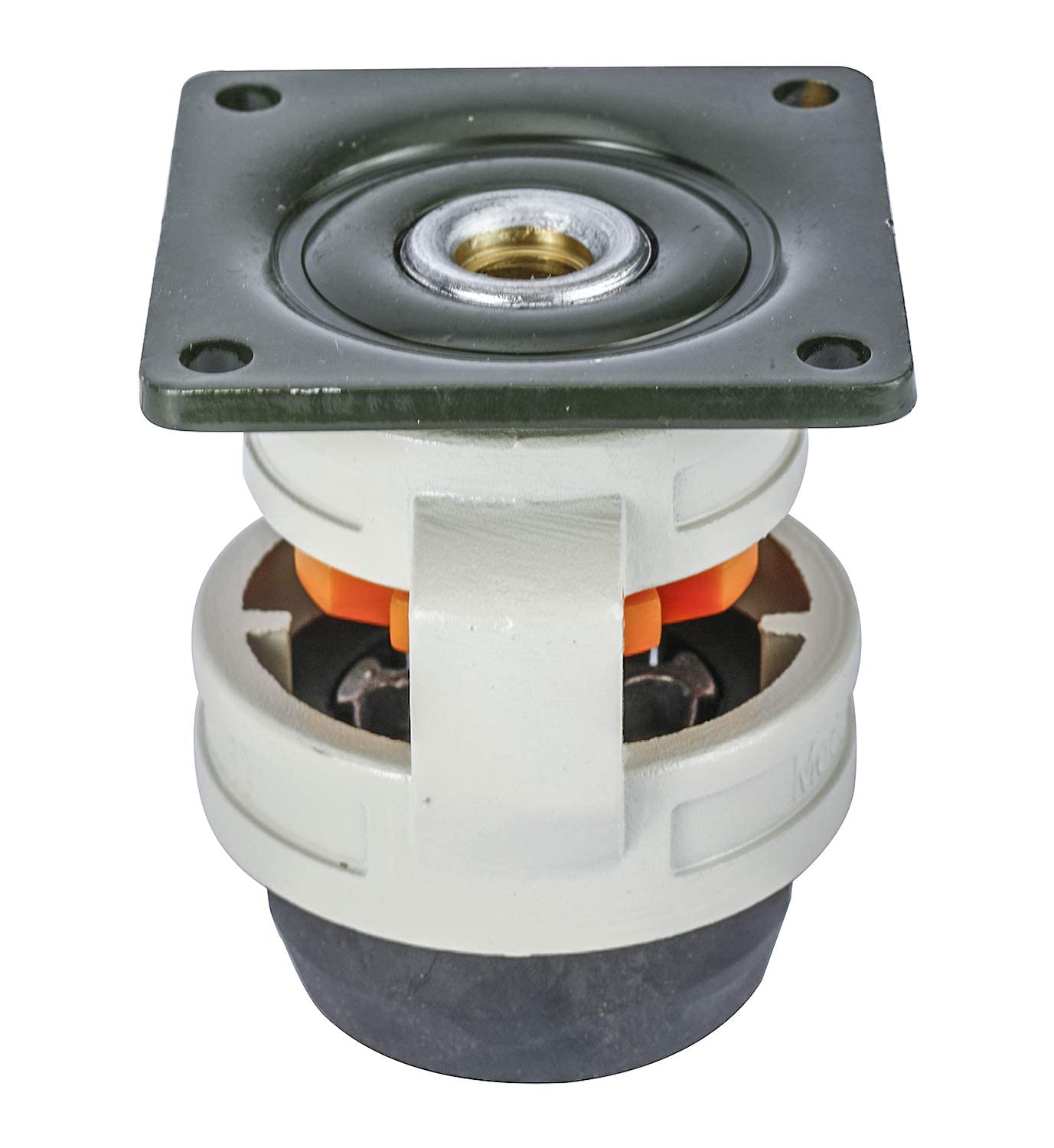 Homtone - Ruedas giratorias escalables, juego de 4, regulable en altura, carga 1000 kg, ruedas para banco de trabajo, muebles y carros