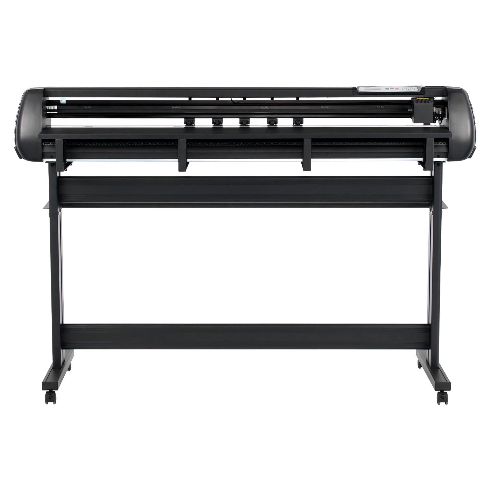 VEVOR Vinylschneidemaschine mit 135 cm max. Zufuhrbreite & Doppelklingen & LED-Anzeige, Plottermaschine Vinyl-Schneideplotter-Set mit Signmaster-Software, kompatibel mit Windows und macOS