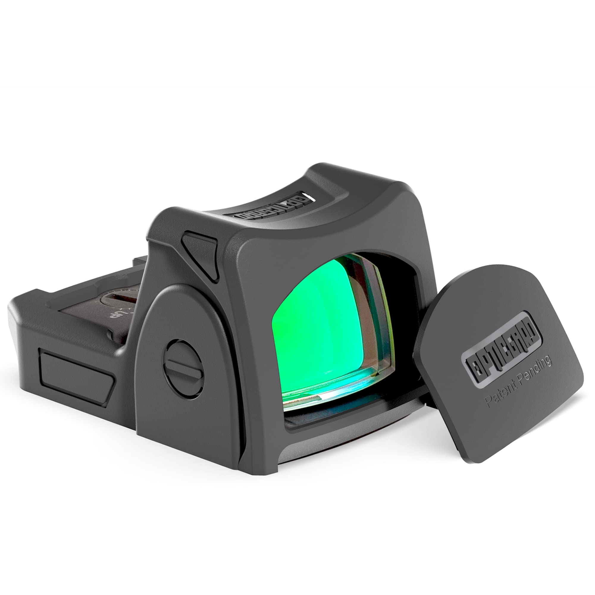 OpticGard Scope Cover Compatible with Trijicon RMR Protect Your Optic While in Action from Stray Casing and Drops Easy Snap On Shockproof Design Includes a Detachable Lens Cover for Protection