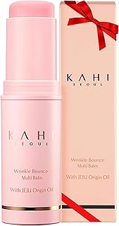 KAHI - Wrinkle Bounce Multi Balm, bálsamo hidratante todo en uno, crema para ojos, crema para el cuello, base de maquillaje y bálsamo hidratante facial en barra, edición Max Usage, 9 ml