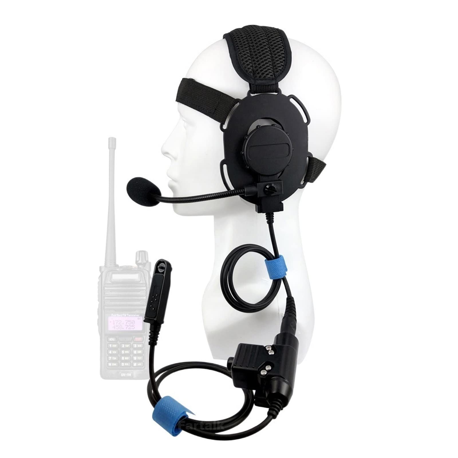 Cuffie Con Microfono E PTT Per Walkie Talkie UV-9R - Comode E Con Ottima Qualità Audio - Foto 7