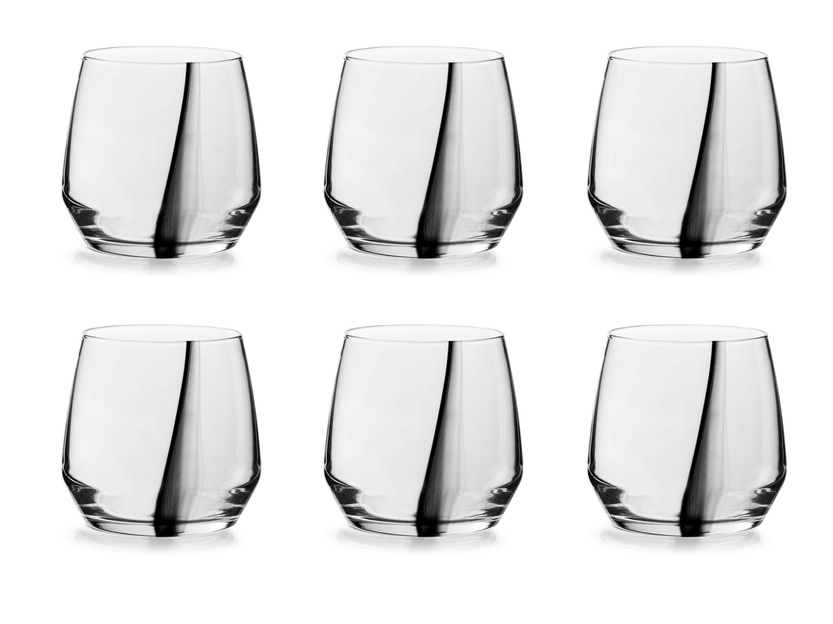 H&H Set of 6 Ink Glasses CL37