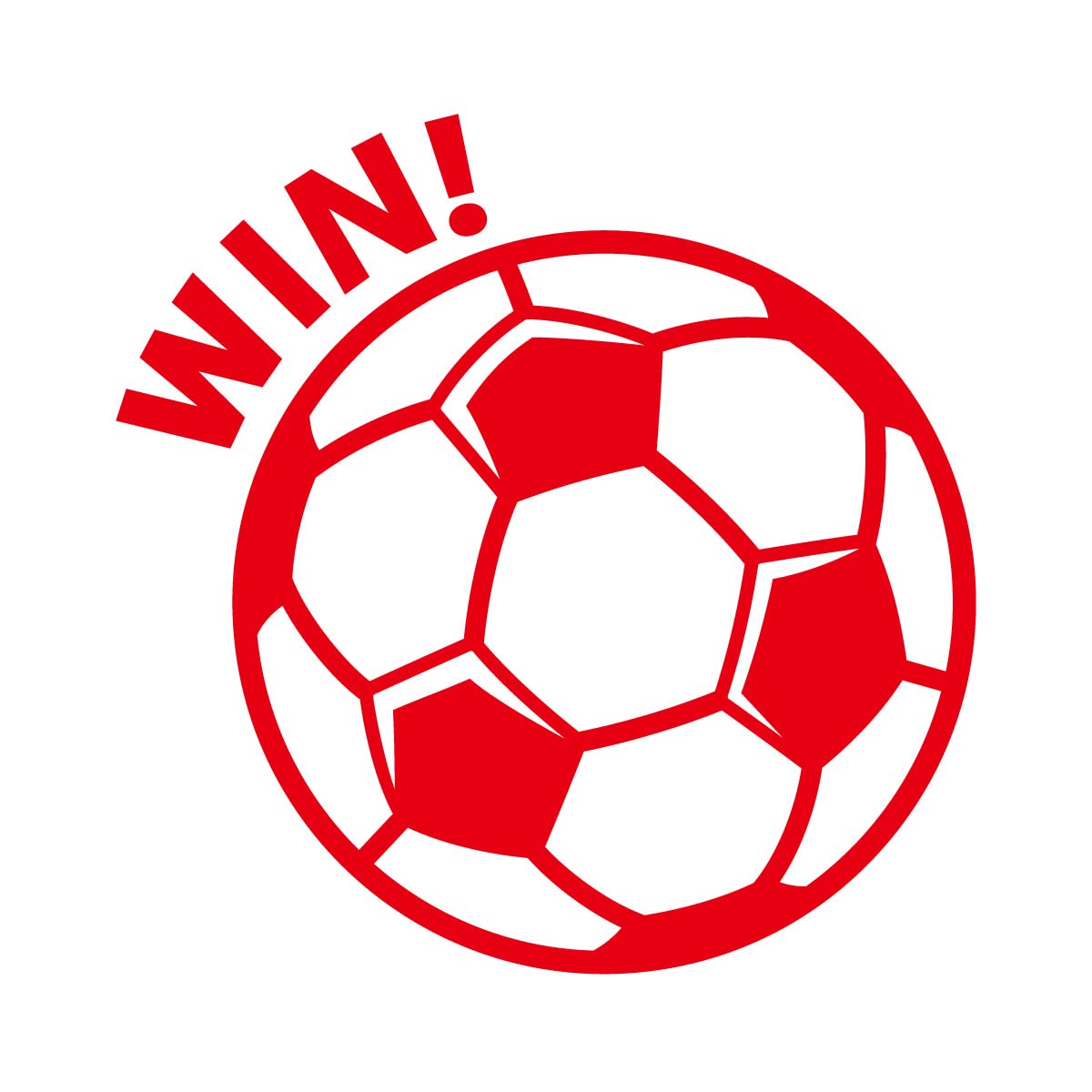 Amazon.co.jp: サッカー ボール 勝利 シール ステッカー カッティング