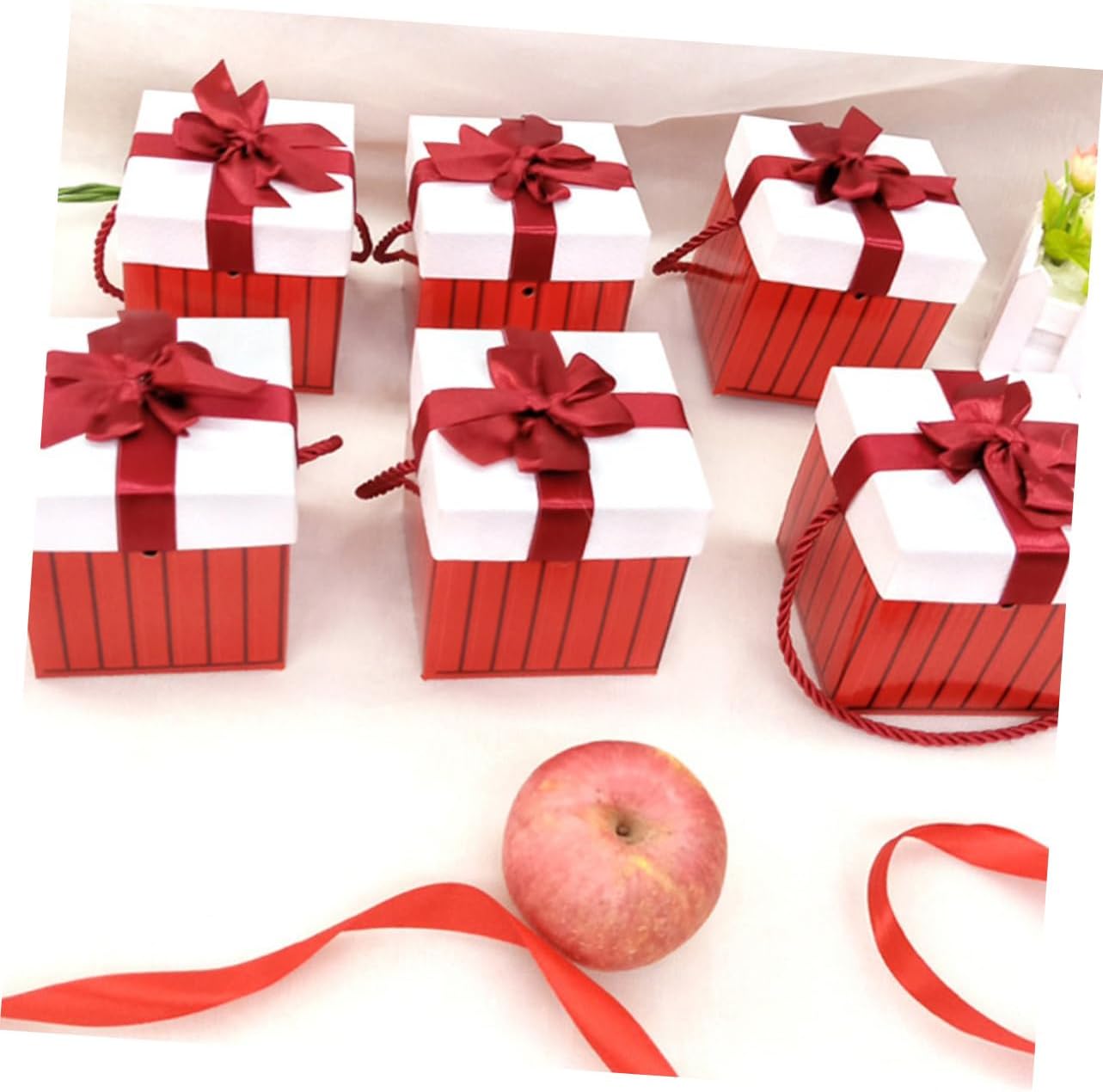 FOMIYES 8pcs Creative Christmas Packing Box Storage Boxes for Candies Chic Wrapping for Holiday Parties Decorations