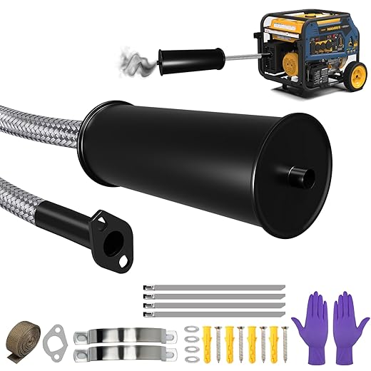 Generator Exhaust Silencer Kit for Noise Reduction