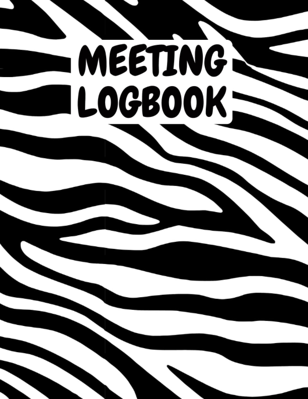 Meeting Logbook: Logbook Jungle 8.5x11 Jungle Themed Meeting Logbook v27