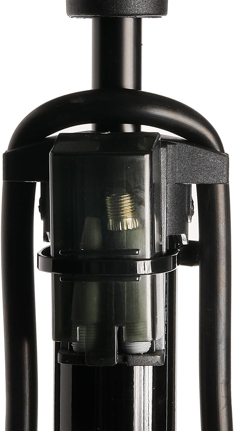 Zol Bike Pump High Pressure Bicycle Floor Pump Up to 160PSI/11BAR with Gauge and Smart Head