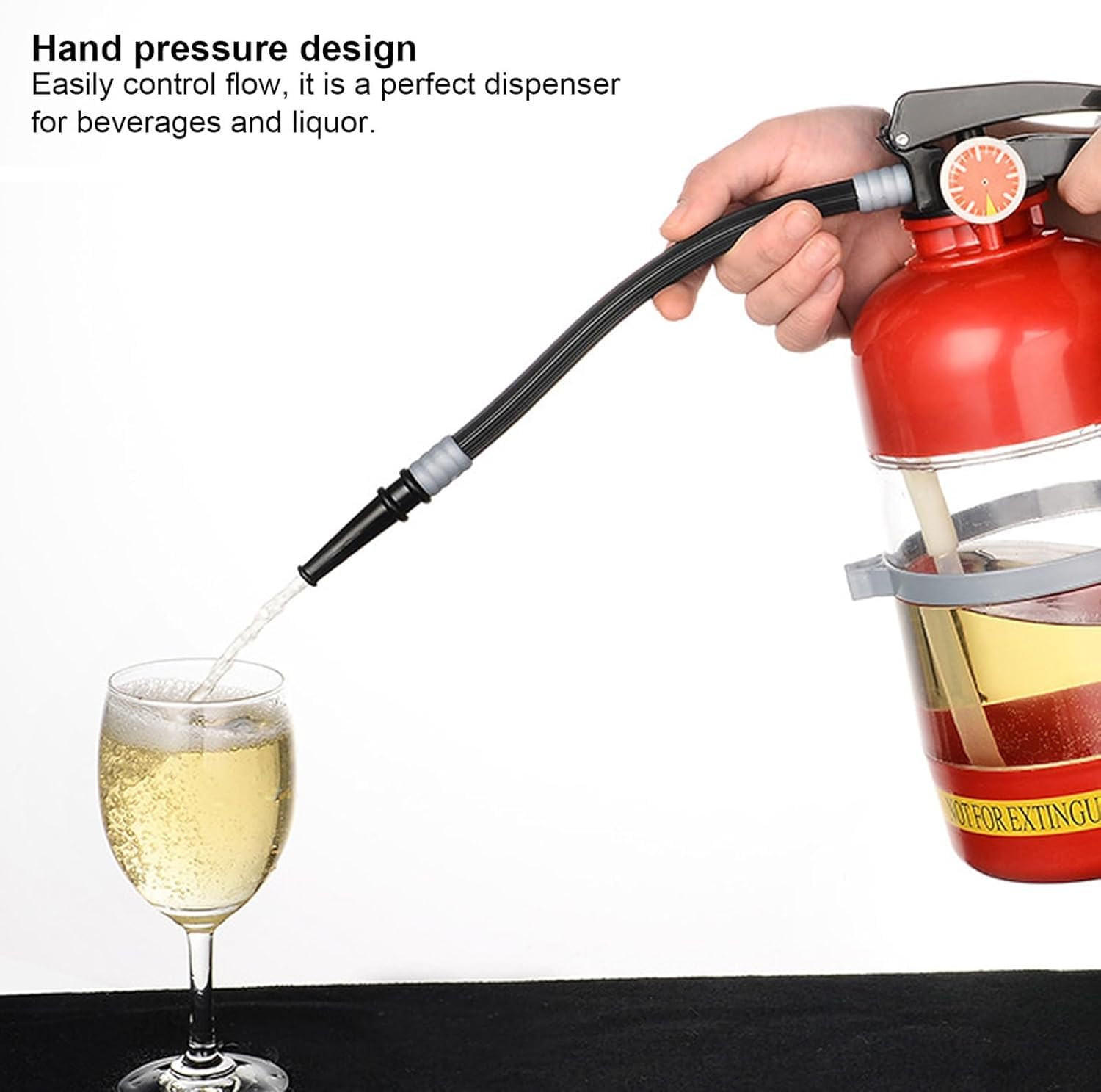 FeuerlöScher Minibar Cocktail Maschine, 2l GeträNke Dispenser Biertower, Feuerwehr Geschenke