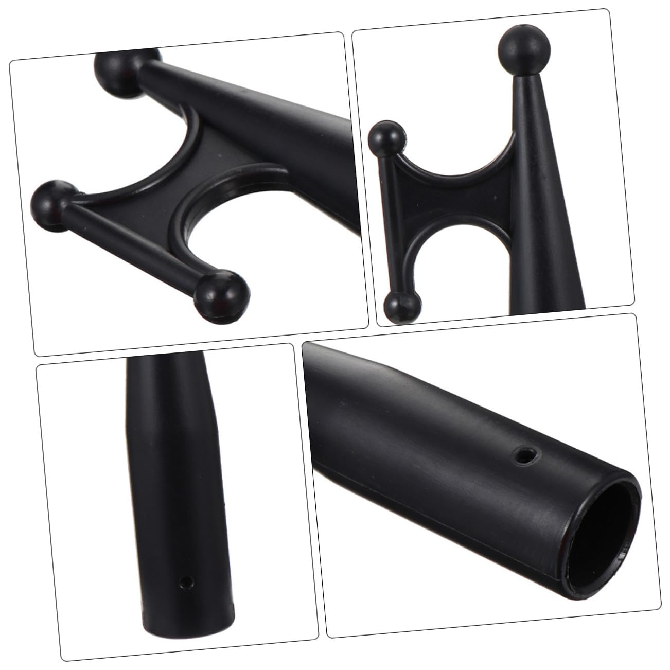 BESPORTBLE Mezzo Marinaio in Plastica Gancio Piscina Ormeggio Corde Elastiche con Ganci Gonfiabile Accessori per Attracco Attacco del Mezzo Marinaio Mezzo Marinaio per Yacht Black