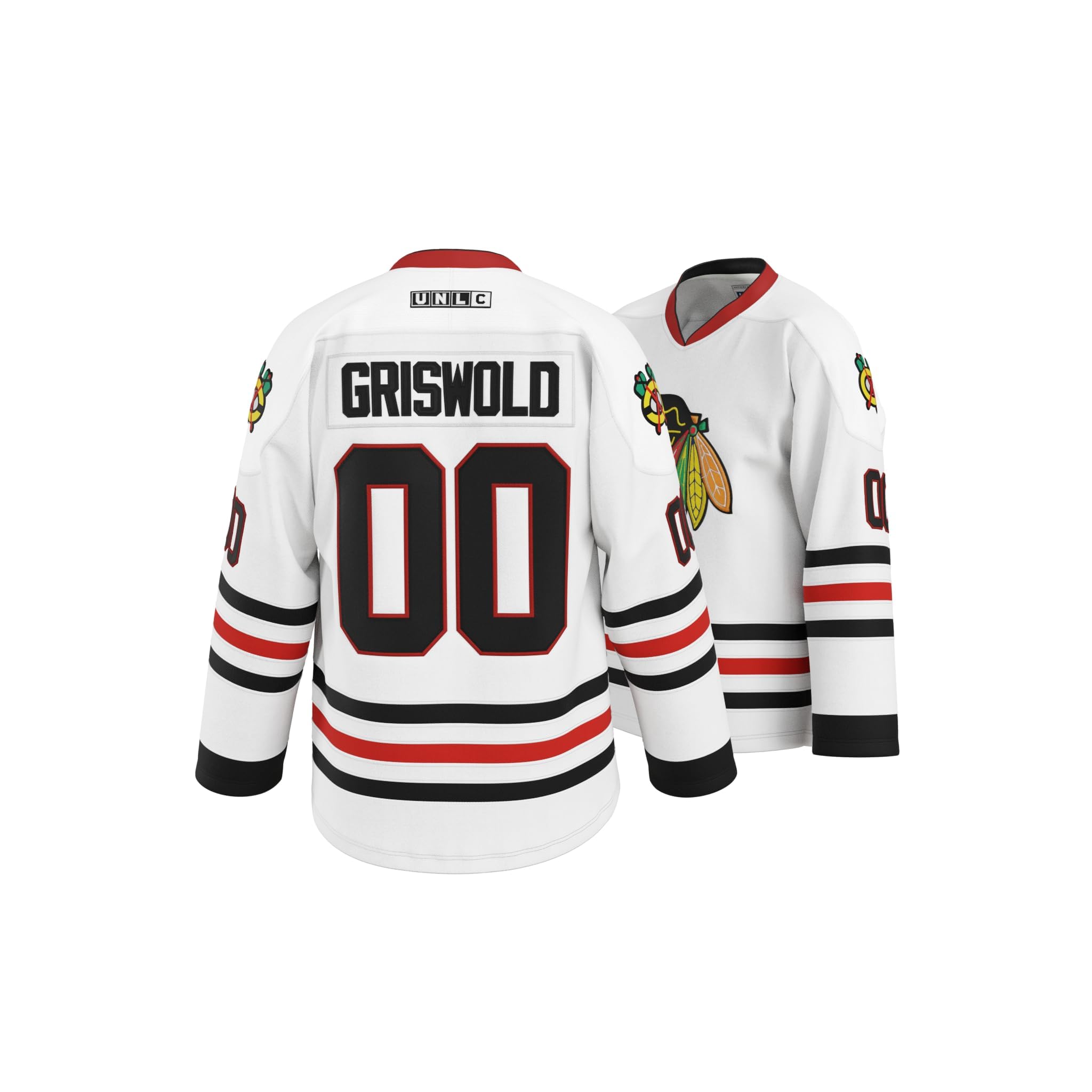 Griswold #00 Movie Hockey Jersey – Stitched Letters and Numbers Authentic Fabs Apparel S-5XL