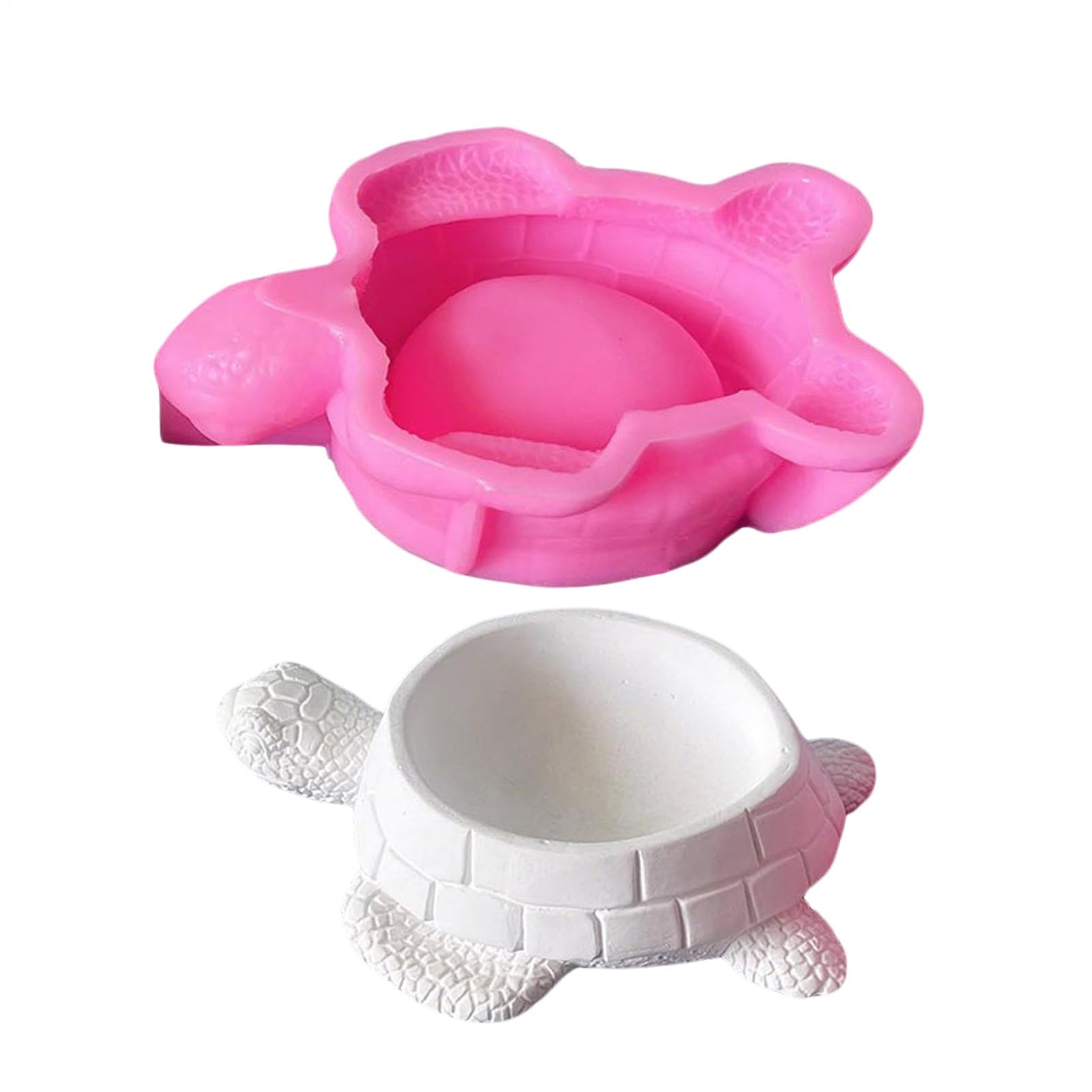 Moule pot de fleurs tortue souple pour démoulage facile sans casser le béton