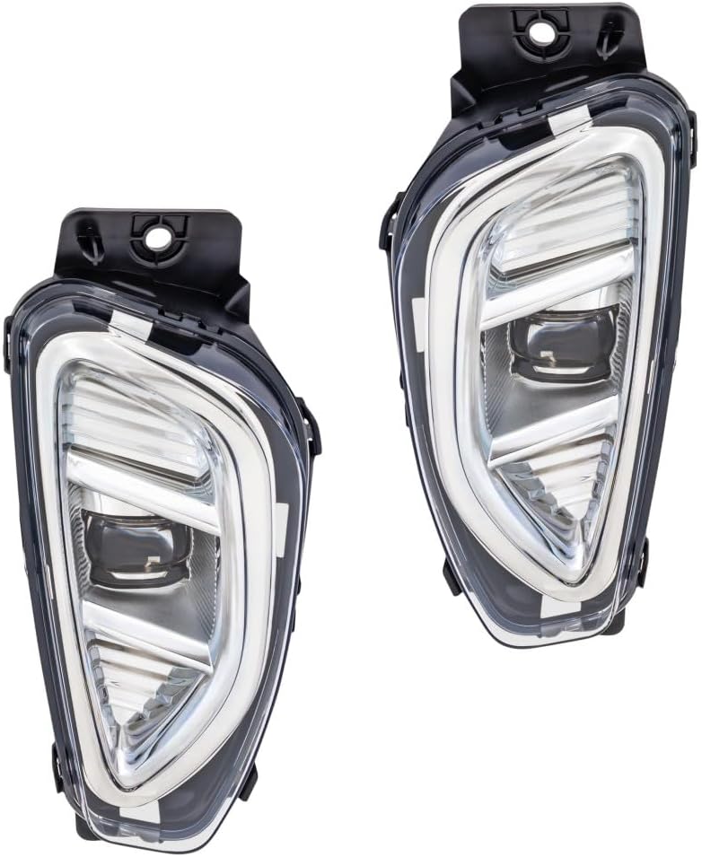 For Ford Escape 2020 2021 2022 Fog Light Assembly Passenger Side | Front | CAPA | LED | Coupe/Hybrid/Plug-in Hybrid | Replacement For FO2593256 | LJ6Z15200C