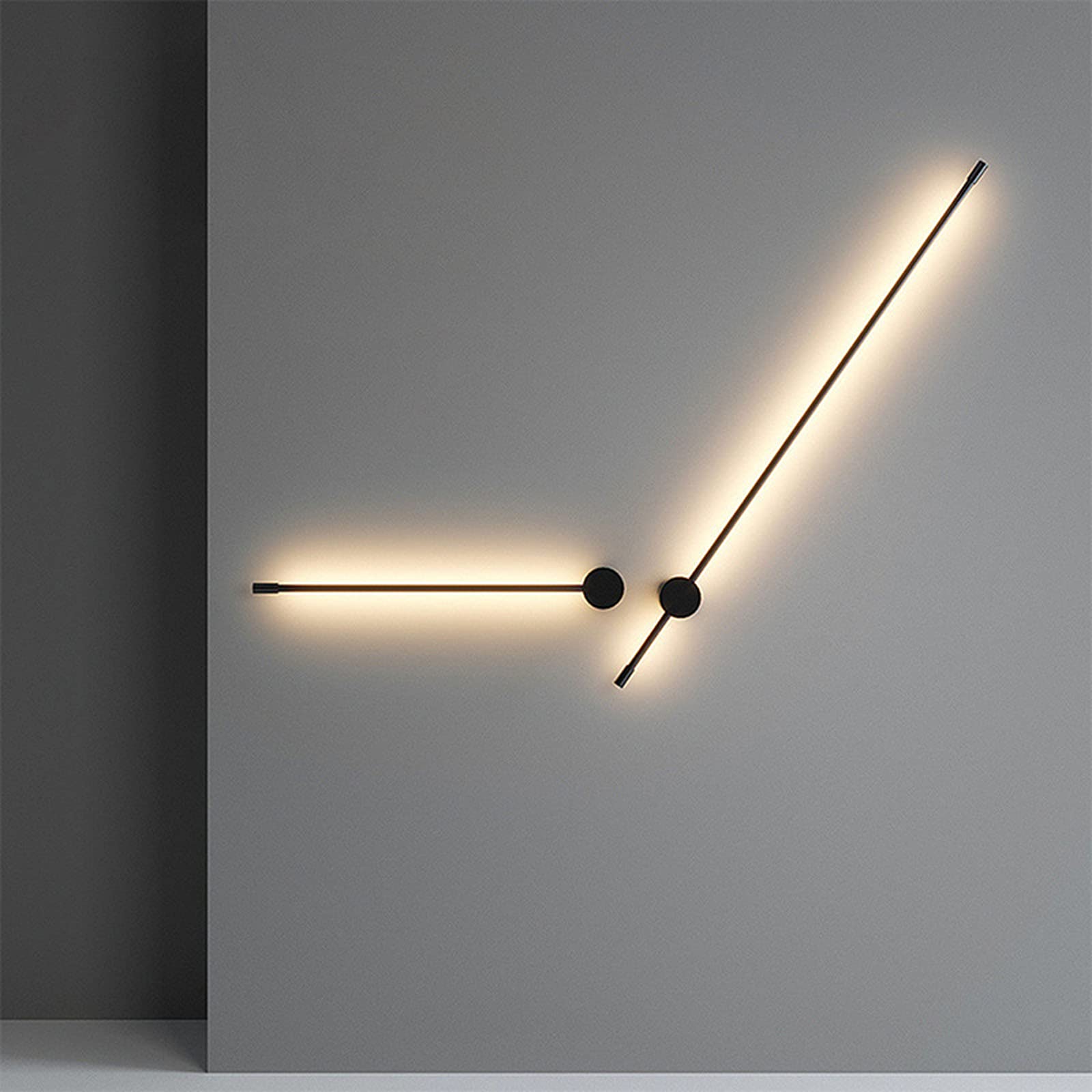 Lampada da Parete Moderna e Semplice a Tubo lineare a LED, Ideale per casa, Camera da Letto, Soggiorno, Illuminazione a Parete o da Parete Dietro Il Divano.