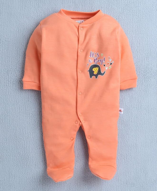 Image of 100% Cotton Rompers for New Born Baby Sleepsuits Jumpsuit Night Suits for Baby Boys & Girls |Onesies| Infant Clothes Pack Of 3