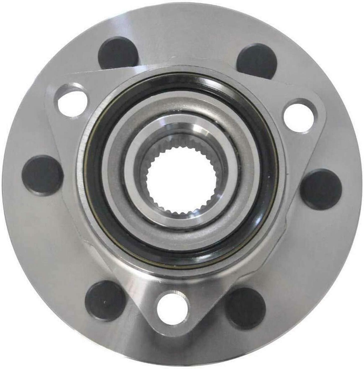 MotorbyMotor 515001 Front Wheel Bearing and Hub Assembly 4WD with 6 Lugs fits for Chevy Blazer K1500 K2500 Pickup/Suburban,GMC Yukon K1500 K2500 Pickup/Suburban Low-Runout OE Replacement Hub Bearing