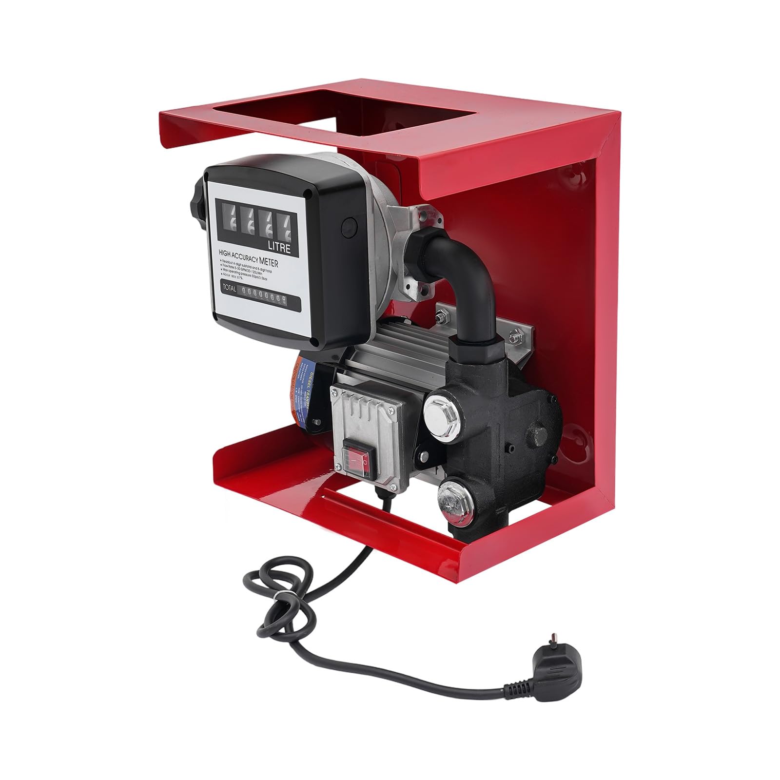 Bomba diesel 230 V 550 W, con contador y pistola automática de 60 l/min