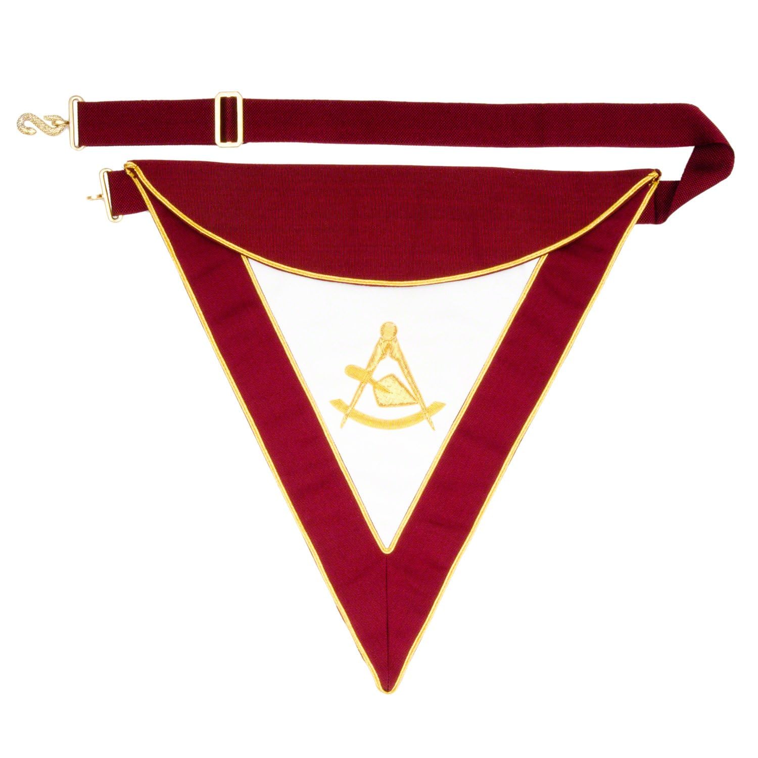 THE MASONIC COLLECTION Royal and Select Masters - Grembiule in pelle di agnello per massoni, Pelle di agnello, Taglia unica