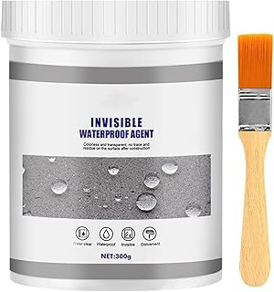 300g Invisible Waterproof Agent, Waterproof Insulating Sealant, Waterproof Anti-Leakage Agent, Invisible Waterproof Seal, Sealant Paste Coating No Pounding Brick Leakage