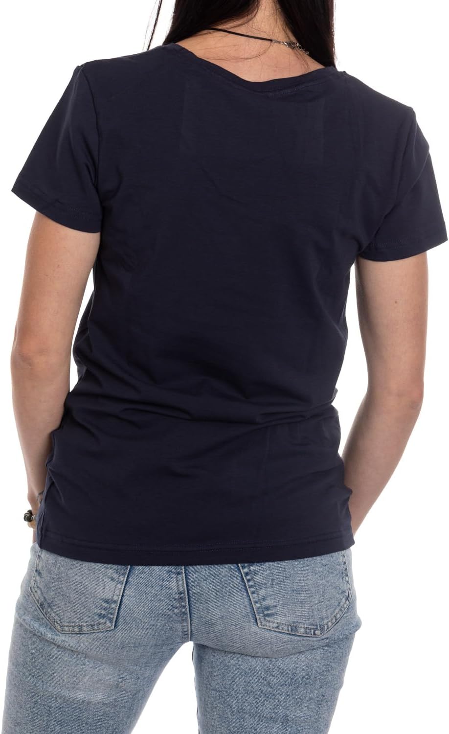 Calhoun NHL Surf & Skate Women's Distressed Print Fitted Crew Neck Premium T-Shirt