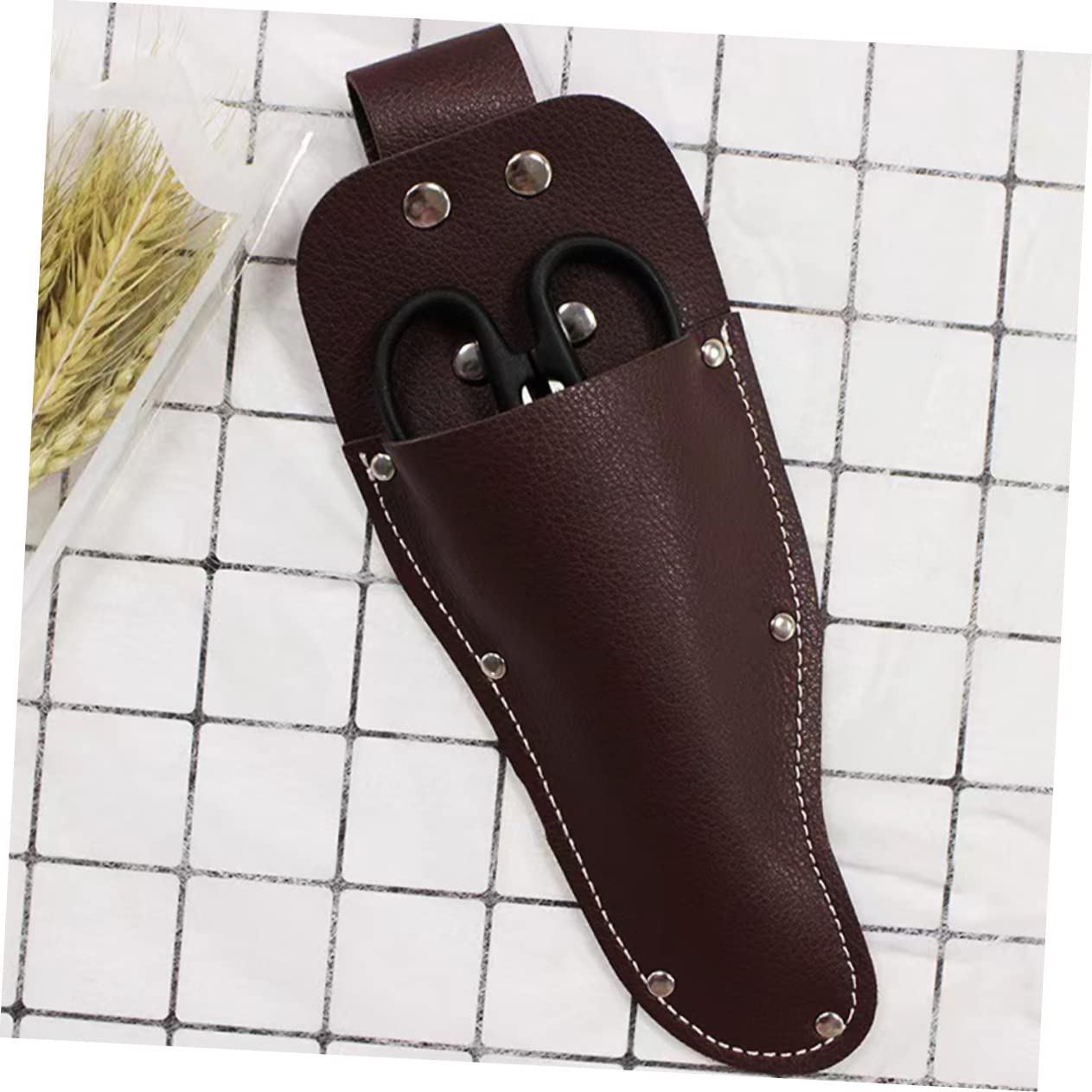 Hemobllo custodia in pelle per cesoie da potatura potatori a mano borsa a forbice Forbici coltelli gardiun Pinze rivestimento in pelle forbice da potatura caso potatore Pelle bovina