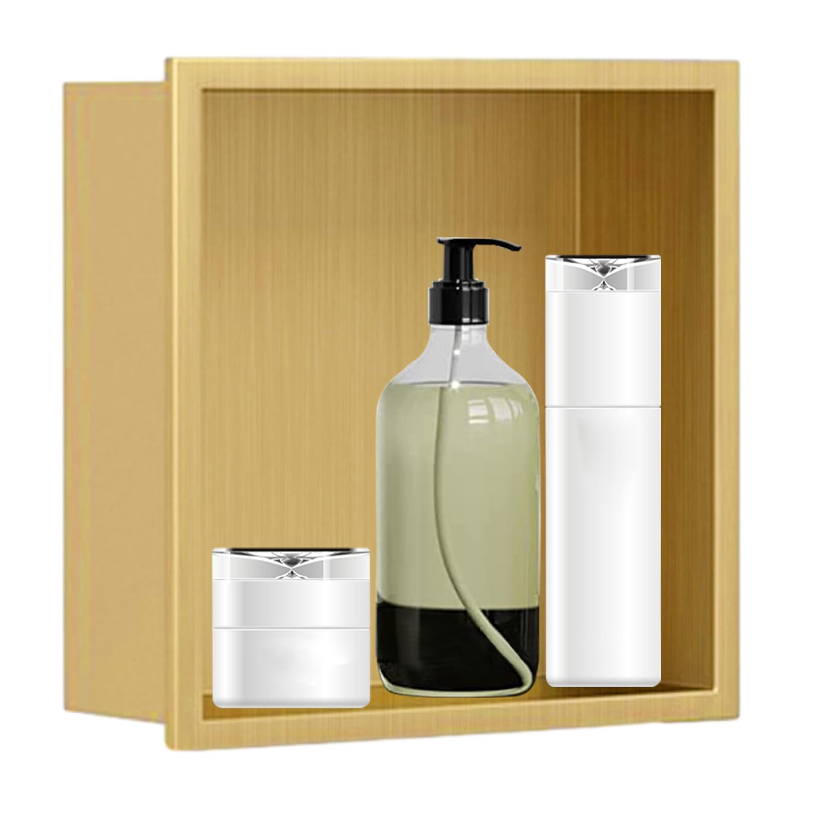 Support de douche étanche et antirouille en acier 304 à fixer sur mur préfabriqué