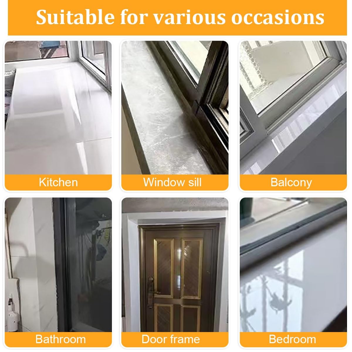 Snapklik.com : Window Sill Protector, Moisture Resistant Window Sill ...