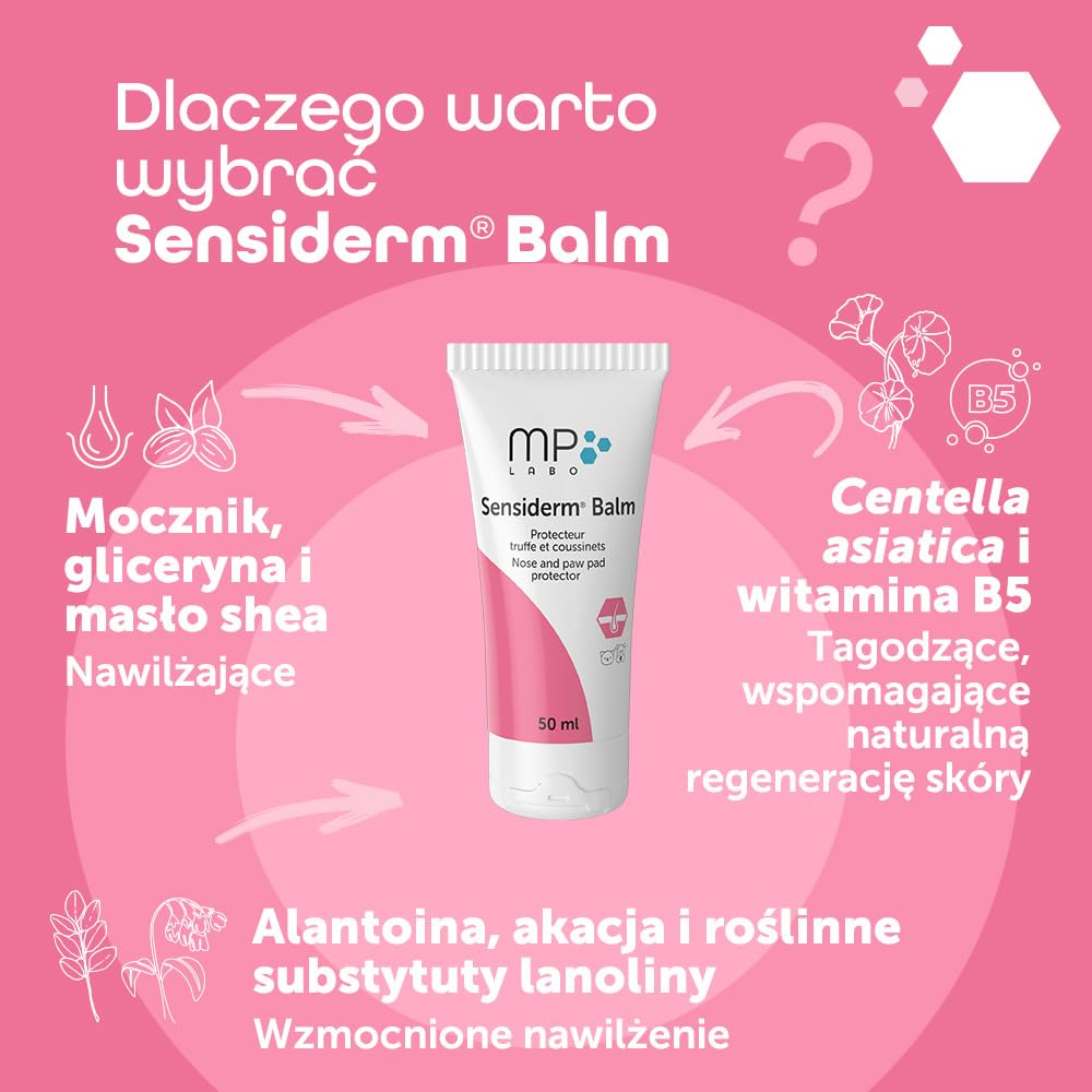 MP Labo Sensiderm® Balsam 50 ml - środek ochronny do łap i opuszków - dla psów i kotów