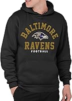 Vista 23 de Junk Food NFL - Sudadera con capucha unisex para adultos con logotipo de equipo clásico Negro