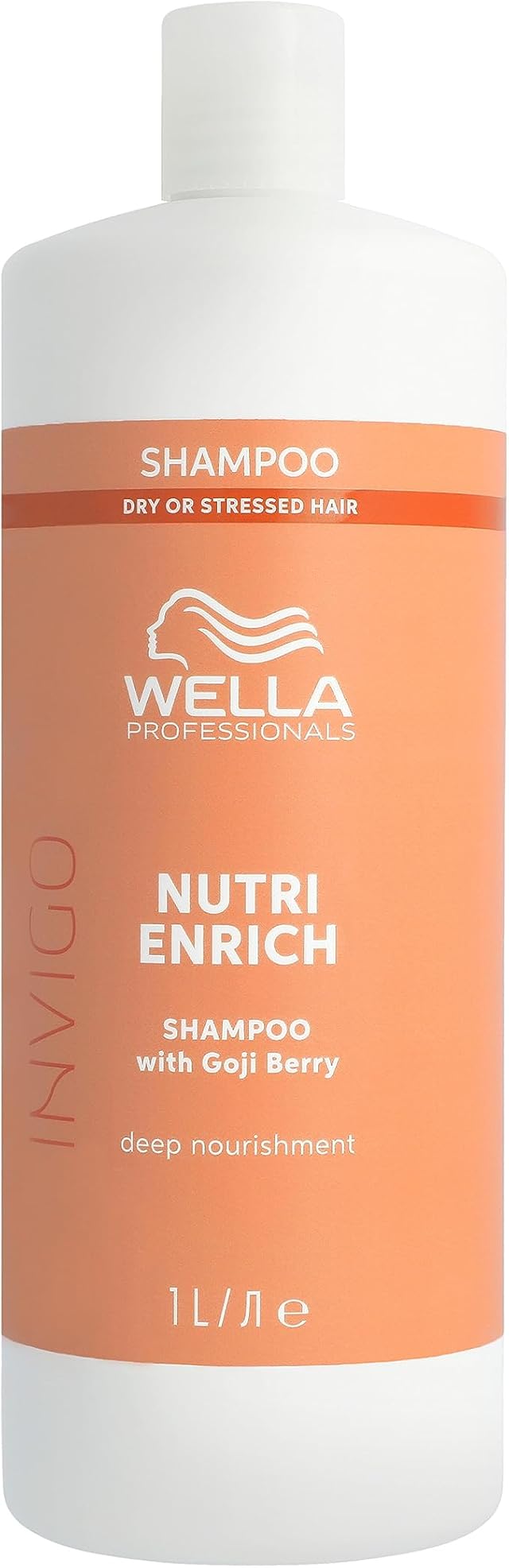 Wella Professionals Invigo Nutri Enrich Champú - Champú nutritivo con ácido oleico y bayas de goji - Restaura el cabello seco y dañado