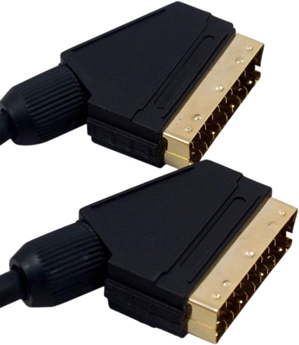 World of Data 20m SCART Cable - Fully Wired (All 21 Pins) - Gold Plated - Audio & Video Lead - Male to Male - Image 4