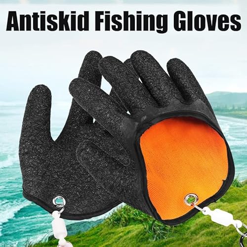 Ldtdo Uv Sun Protection Half Finger Glove Magnetic Anti-Slip Fishing Gloves Protect Hand Puncture Catching Fishing Glove #TOP4