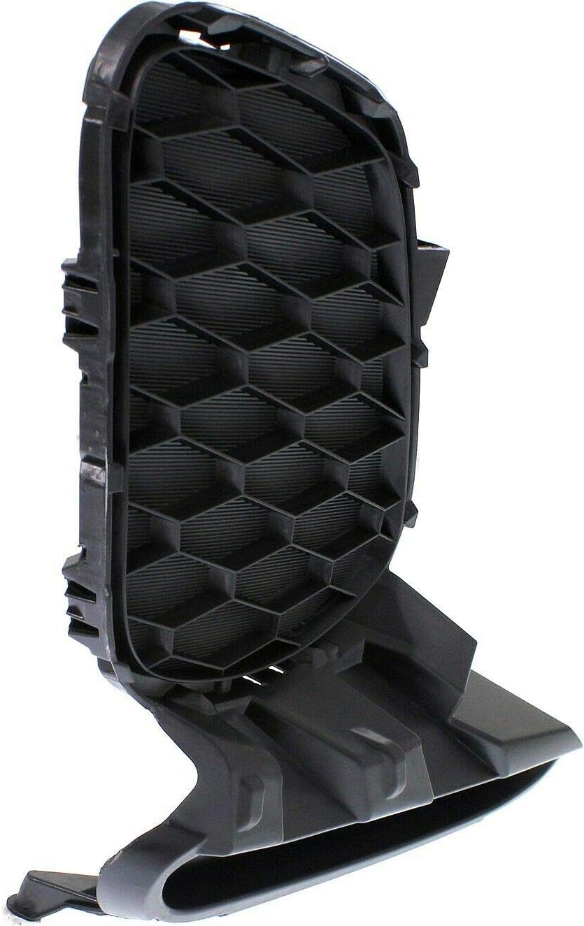 DAT AUTO PARTS Front Right Passenger Side Bumper Insert Fog Light Molding Cover Grille Trim Replacement For 2012-2013 Mazda 3 Except Mazda Speed Models Black Textured MA1039115 BGV550C11B