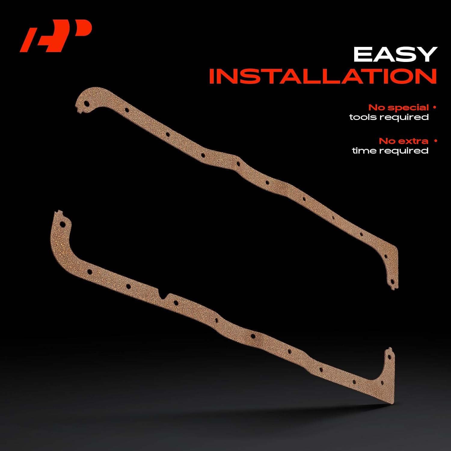 A-Premium Engine Oil Pan Gasket Set, Compatible with Ford F-150, F-250, F-350, Mustang, E-350 E-150 Econoline & Lincoln & Laforza & Griffith & Mercury & Omega & Shelby & Sunbeam & TVR & AC Models