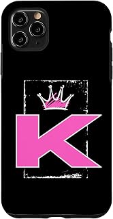 iPhone 11 Pro Max K Coronated Monogram Royal Name Initials Crown King Queen Case