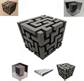 3D Corner Wall Decal Optical Illusion Wall Art, Realistic 3D Illusion Corner Sticker That Transforms Empty Corners, Modern 3D Wall Art Decor for Living Room, Office, Gallery(Style-A)