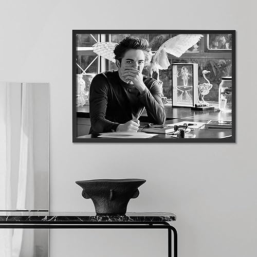 Miniatura 4 de Quarut Divertido póster de película de baño, impresión en lienzo retro en blanco y negro, perfecto para decoración de baño