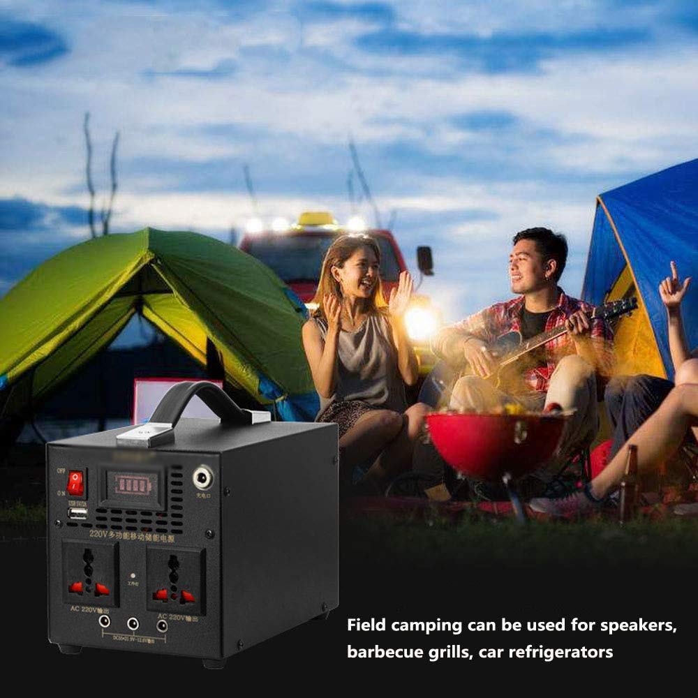 Power Station portátil, 220V-500W, 78000mAh Generador portátil al aire libre, generador solar, poder móvil para viajes de campamento al aire libre,NO solar panels