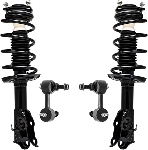 Miniatura 46 de Detroit Axle - Kit de puntales delanteros para Volvo C30 C70 S40 V50, 2 puntales muelle helicoidal 2 estabilizador, barra estabilizadora, enlaces