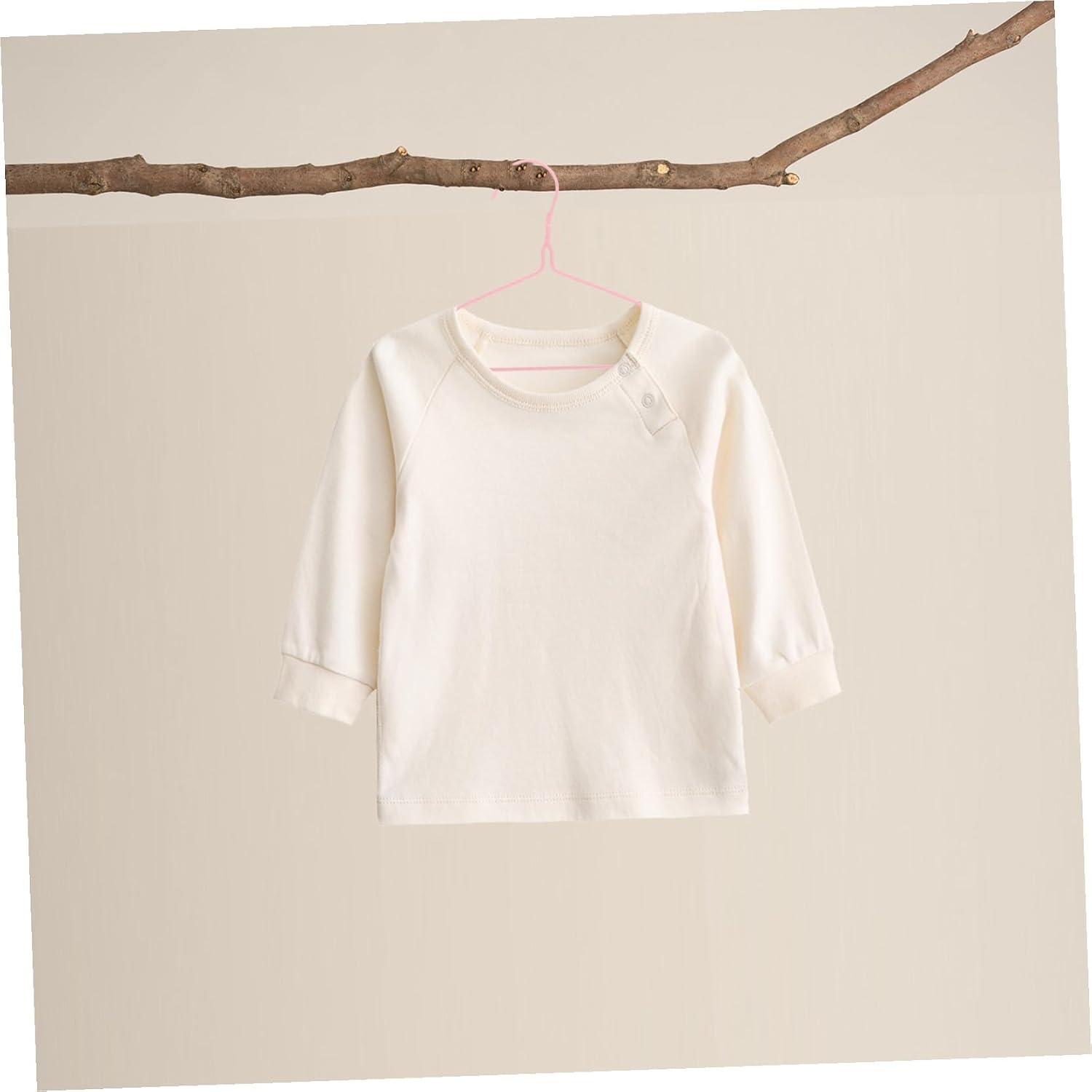 Pink Stainless Steel Children's Clothes Hangers 10 Pack for Closet