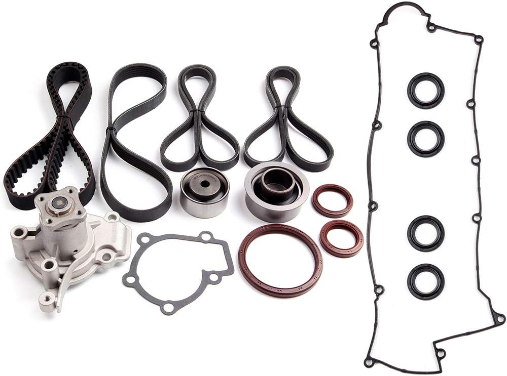 ASTOU Timing Belt Kit w/Water Pump Fit for Hyundai for