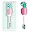 ZMRZ Kids Manual Toothbrush, Ultra-Soft Kids Toothbrush for Sensitive Teeth & Gums, Gentle Toddler & Children\'s Brush with 10000 Bristles Travel-Friendly Design for Ages 2-7 (Pink)