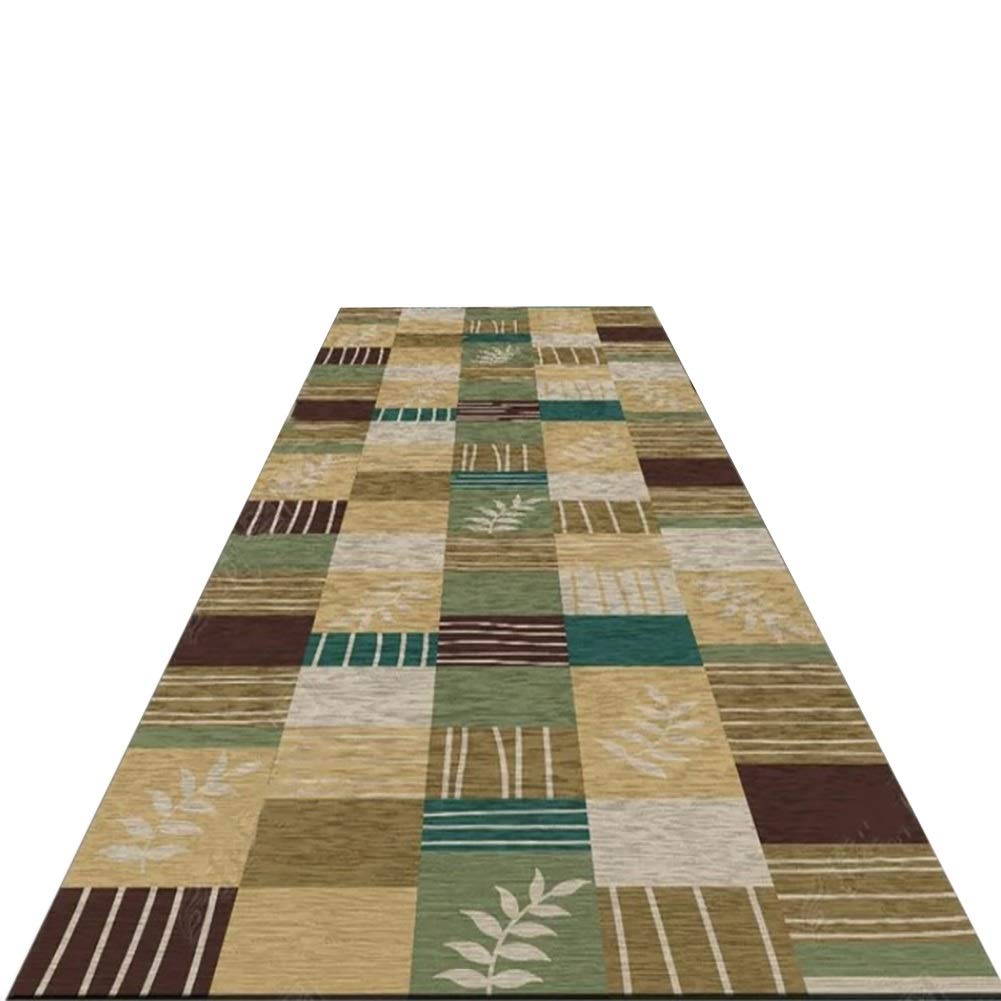 ZXL Dywan do korytarza w stylu europejskim, dywanik dywanik dywanik dywanik do kuchni wejścia sypialni, 80 cm/120 cm/140 cm szerokości (kolor: Styl 1, rozmiar: 80 x 160 cm)