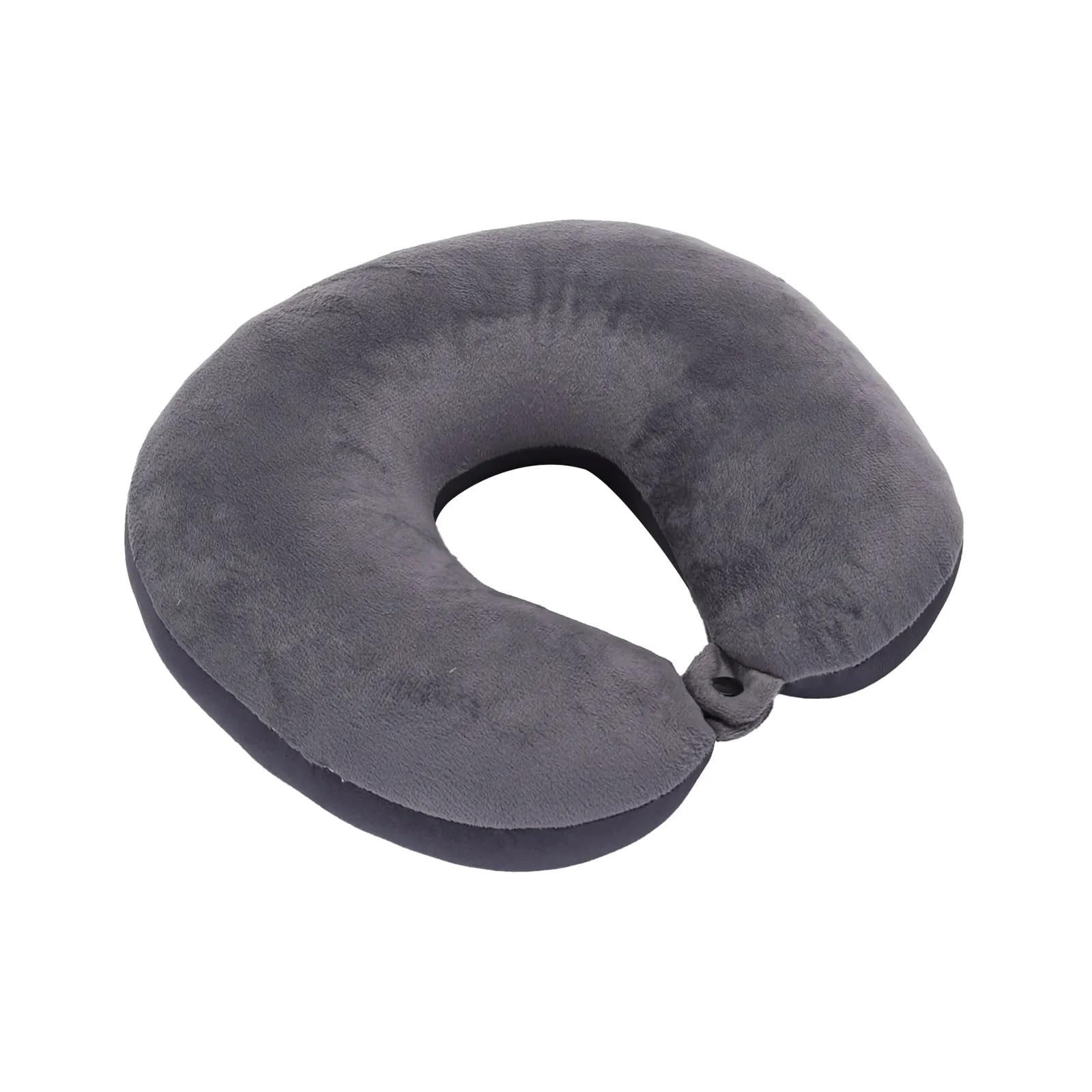 YShiuoL Neck Pillow Neck Pillow Memory Support Airplane for Traveling Car Home Office Travel Flight(A)