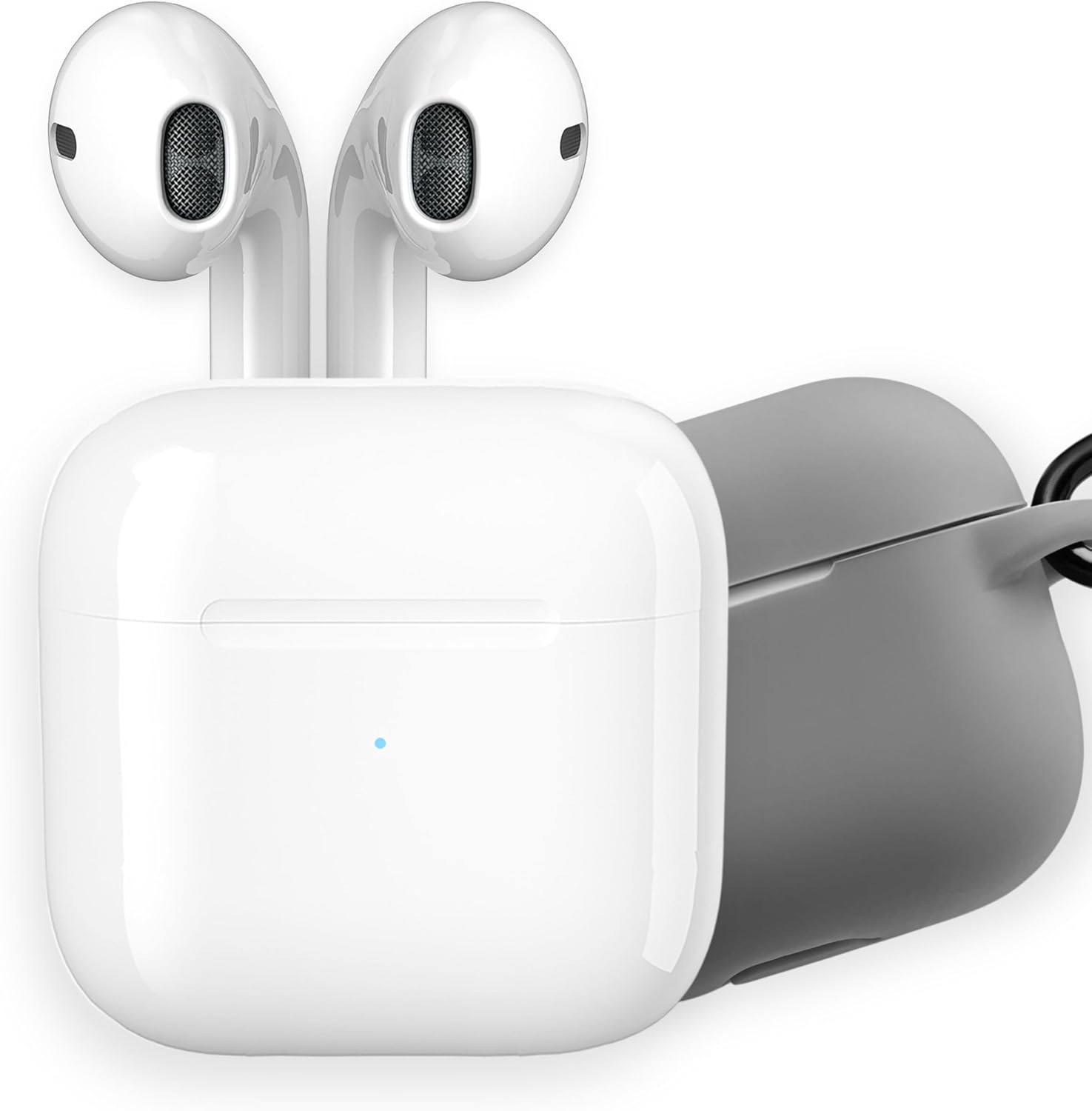 APM Wireless Bluetooth Earbuds and Charging Case with Silicone Cover