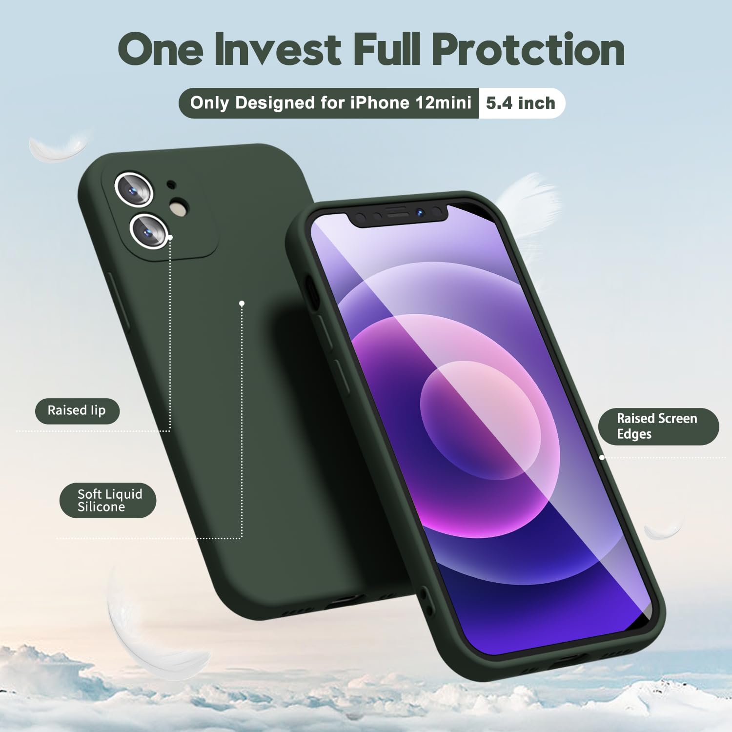 oakxco for iPhone 17 Pro Max Phone Case Liquid Silicone, Cute Thin Slim Grip Soft Rubber Gel for Women Men, Smooth Matte TPU Plain Solid Color Girly Simple Case with Camera Cover, Light Pink — view 128
