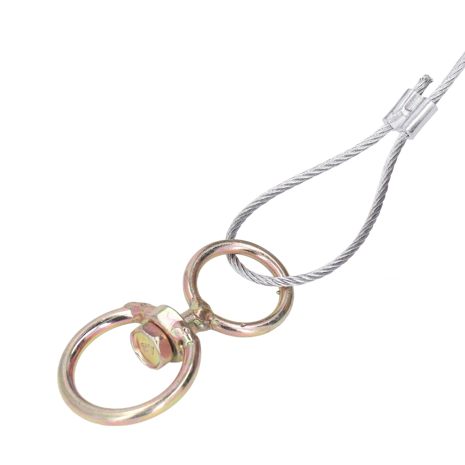 Corde de mesure en fil d'acier de 100 m, corde de construction de puits profonds avec marquages ​​clairs pour des mesures précises dans les chemins de fer