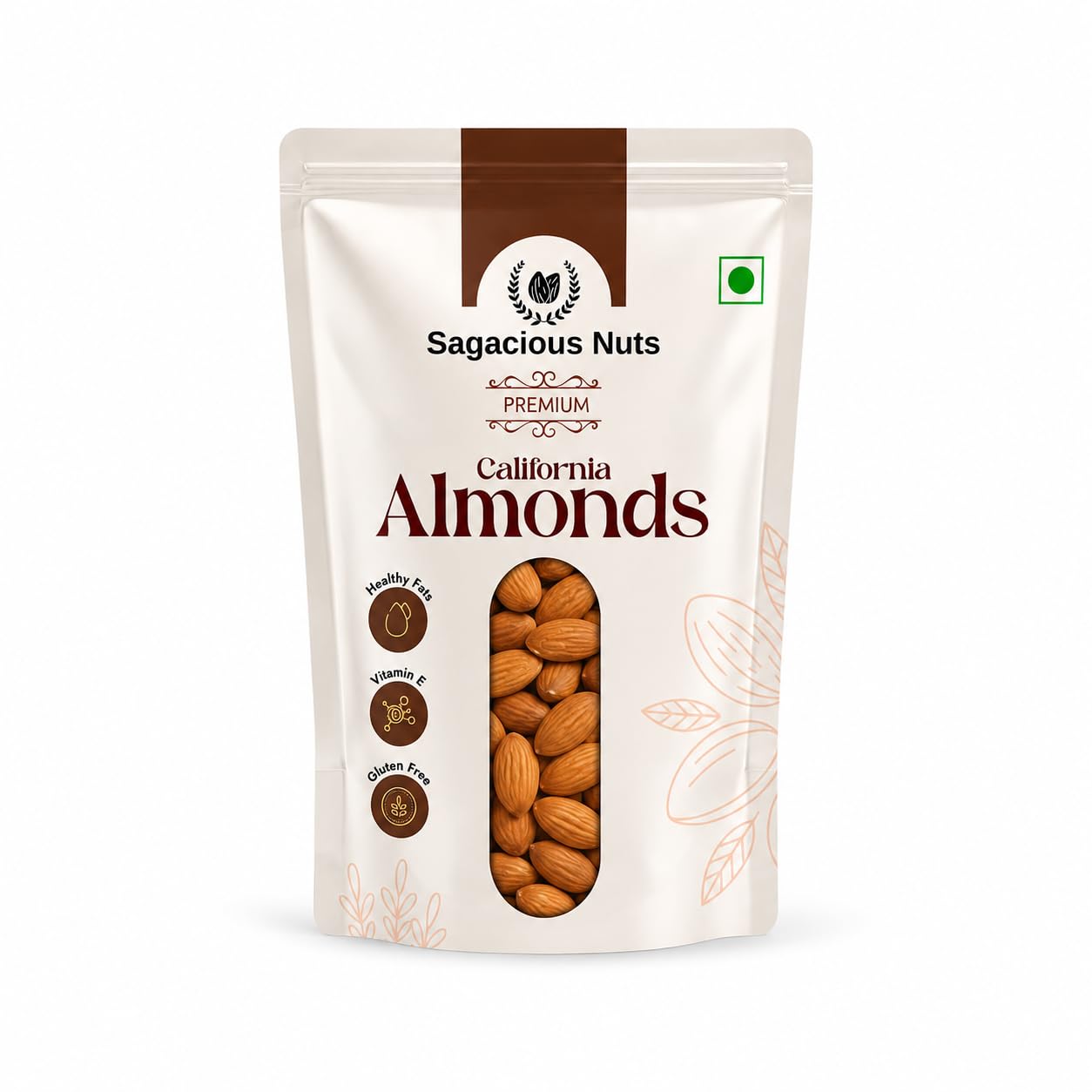 SAGACIOUS Premium California Almonds 500g | Whole Natural Badam | Rich in Protein Fiber & Vitamin E | Gluten Free | Healthy Nuts & Dry Fruits-image-42