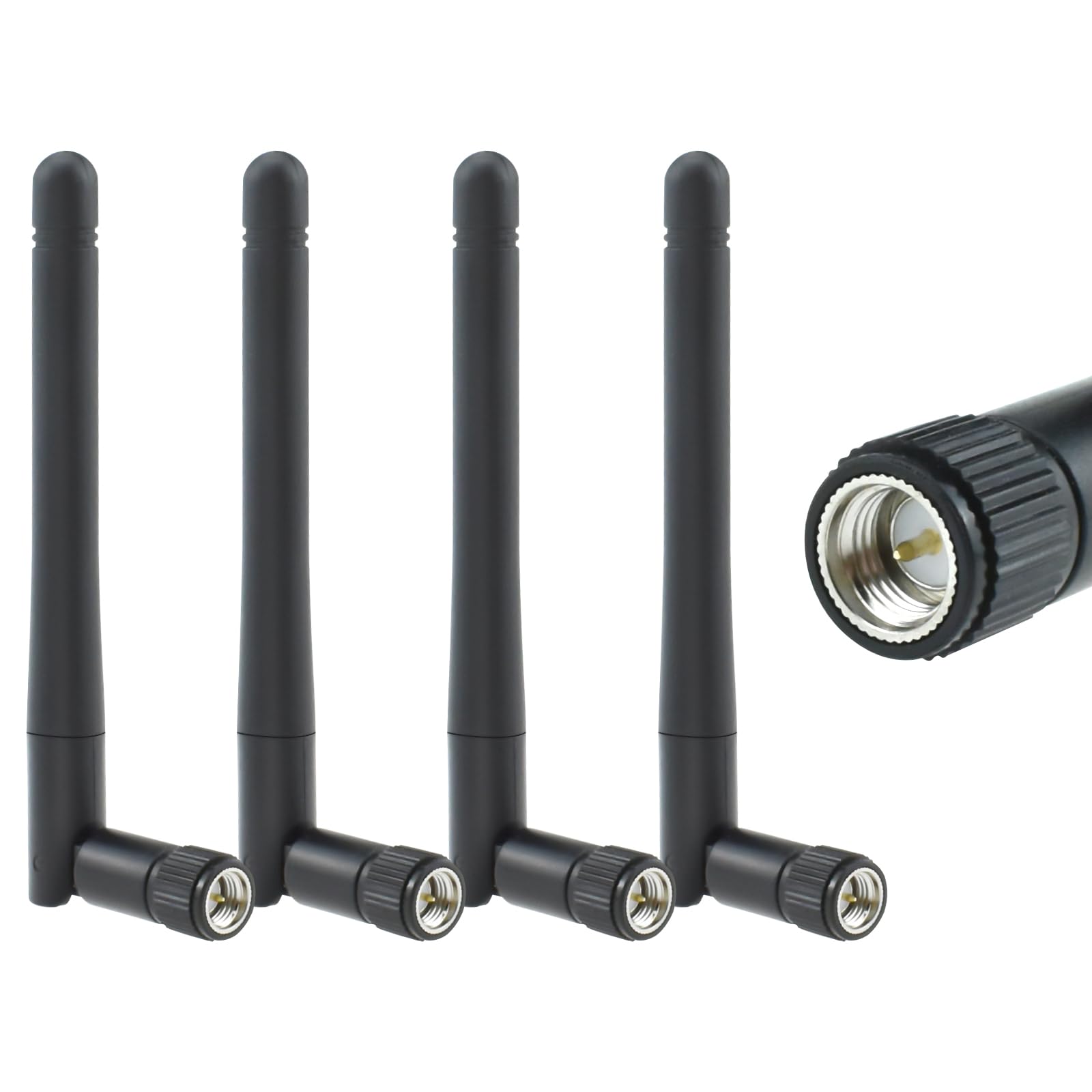 Antenne WiFi double bande 2,4 GHz/5,8 GHz 3dBi MIMO SMA mâle pour routeur WiFi, carte réseau sans fil, adaptateur USB, caméra IP de sécurité, moniteur de vidéosurveillance (paquet