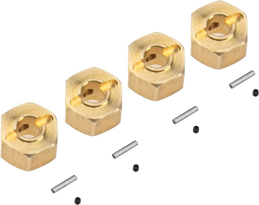 Amazon.com: ShareGoo Brass 12mm Hex Wheel Hub Wheel Drive Hex