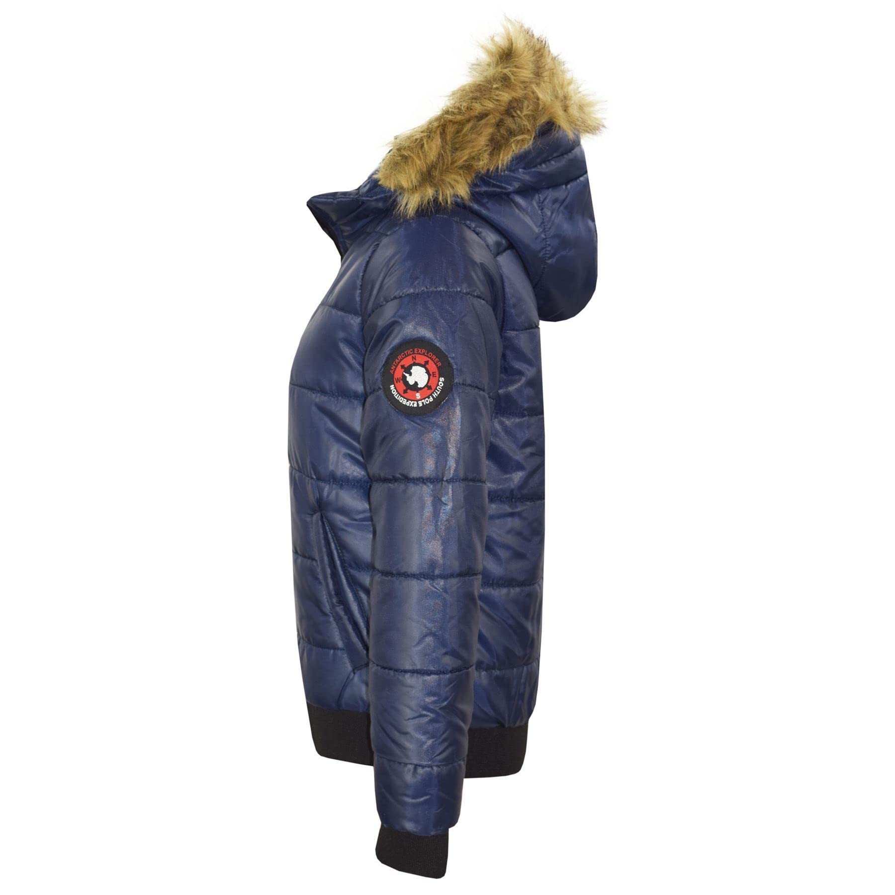 A2Z 4 Kids Niñas Maya Imitación Con Capucha Acolchado Burbuja Abrigos Descolorido Moda Elegante Escote Alto Burbuja Acolchado Cálido Grueso Abrigos Nuevo Edad 5-13 Años